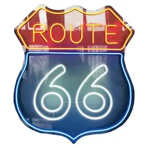 Неоновая надпись Рут 66