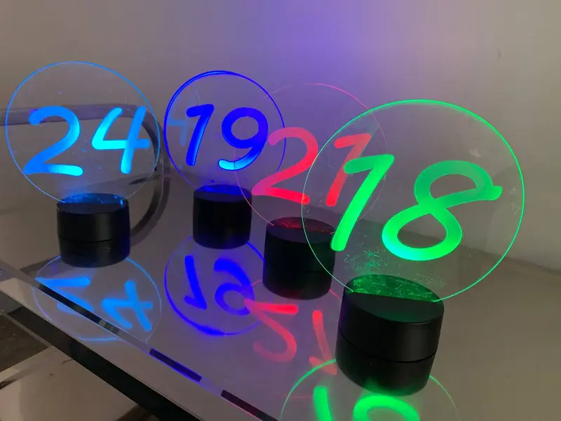 Номерок стола Нота Бене