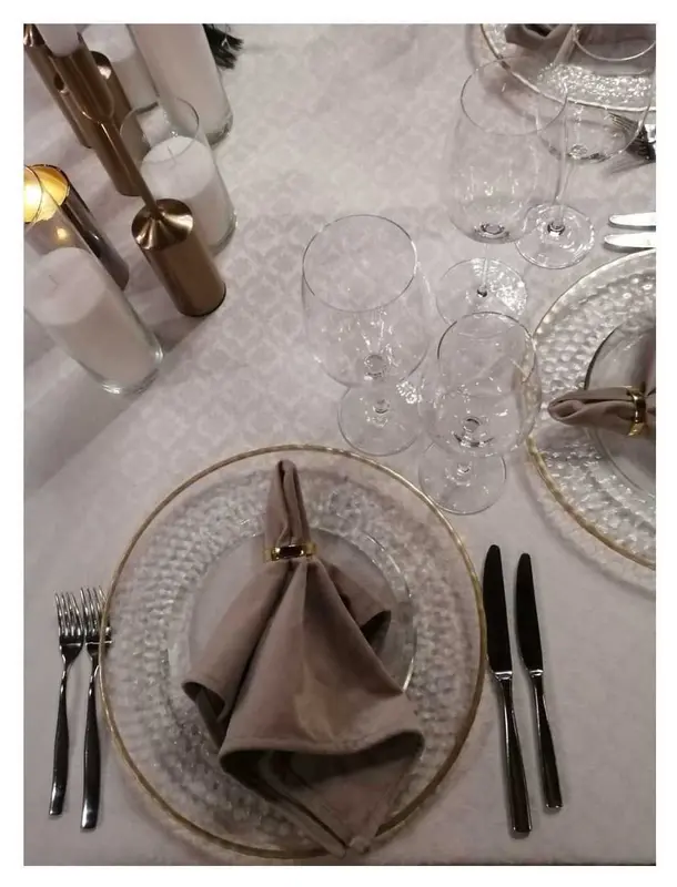 Салфетка велюр, бежевая
