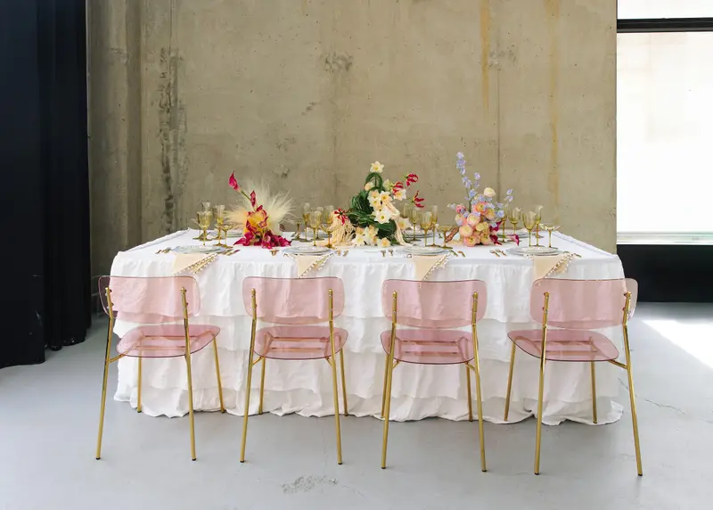 Стул Призм Золото, Розовые очки