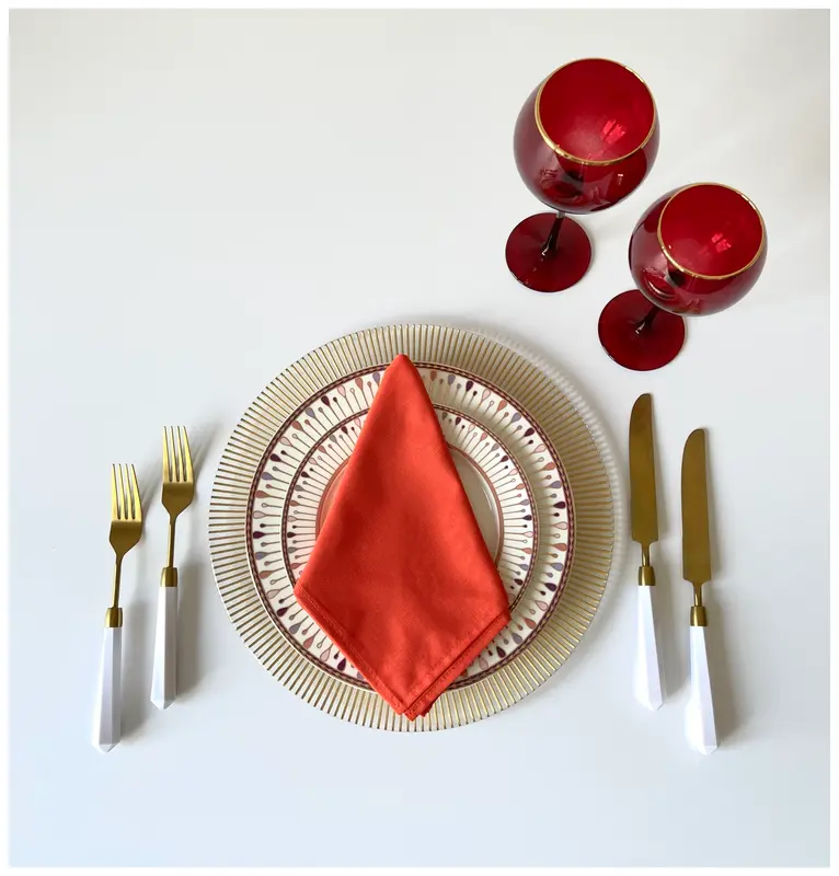 Тарелка Паттерн Розовый М