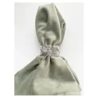Кольцо для салфетки Косичка Серебро - изображение 2