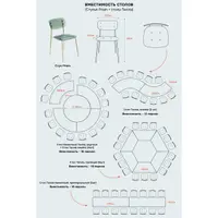 Стол Тавола, трапеция глубиной 86 см, 1 модуль - изображение 4
