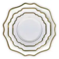 Сет тарелок Анна, 3 шт белые - изображение 1