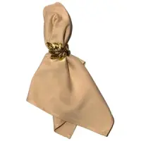 Салфетка бежевая, полиэстер - изображение 1