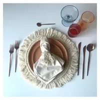 Салфетка  велюр, молочная - изображение 3